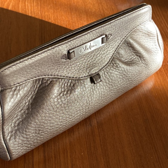 Cole Haan Metallic Clutch/Cosmetic Bag - Picture 12 of 12